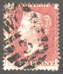 Great Britain Scott 33 Used Plate 198 - TF - Click Image to Close